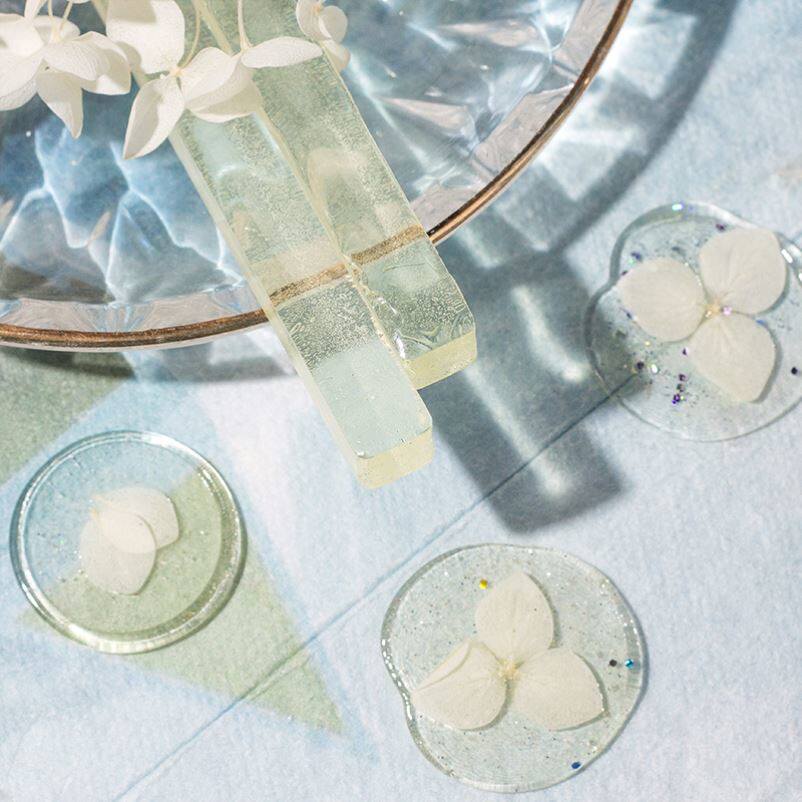 Transparent fire paint wax ink special tone (non-stick spoon high transparent wax) transparent ceramic fire paint wax strip wedding invitation fire