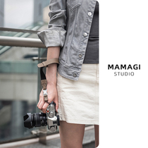 MAMAGI Camera Rope Genuine Leather Wrist Strap SLR Mirrorless Quick Release Hand Rope Lanyard Nikon Canon Fujifilm Accessories