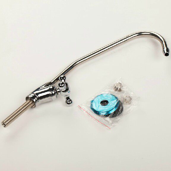 家用净水器2分水龙头直饮鹅颈三叉单双出水纯水机净水机配件通用