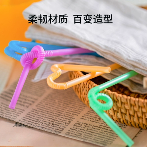 PLA одноразовое искусство солома может ухудшить экологически чистое длинное моделирование фруктовых соков, соевое молочное чайное соревнование