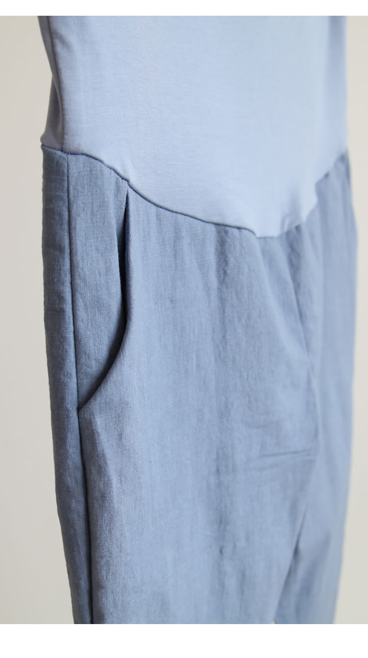 Outwear Summer Thin Casual Cotton and Linen Autumn Maternity Pants — 5