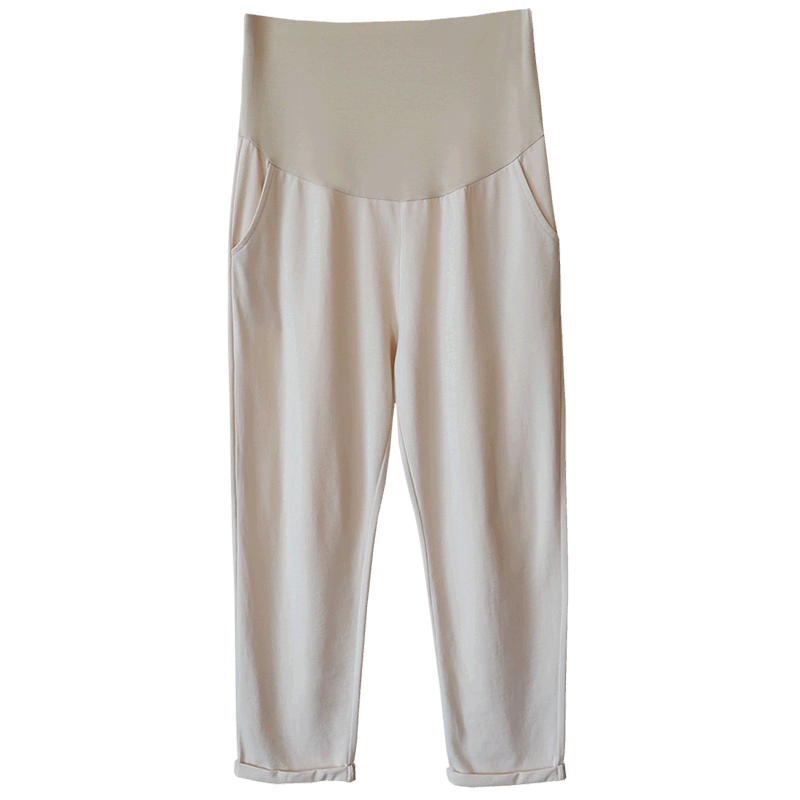 Maternity pants, spring and autumn casual pants for small people, belly-proof leggings, maternity clothes, autumn and summer clothes