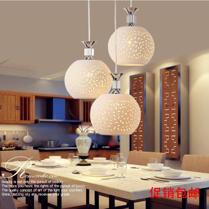 简约现代led餐厅吊灯饰温馨饭厅灯具三头餐吊灯吧台吊灯 特价包邮