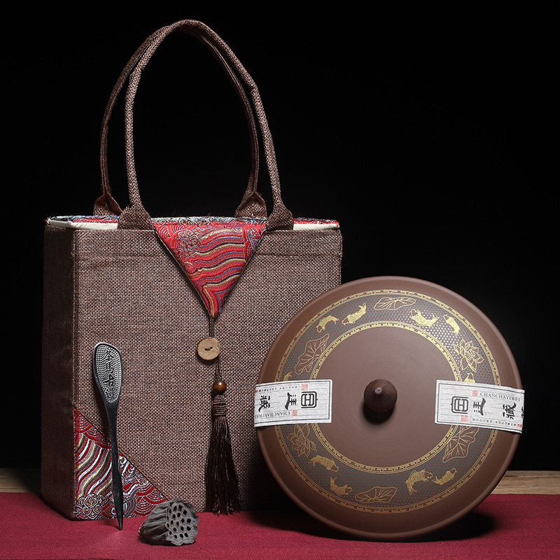 Pu-erh box courtesy box Fuding white tea packaging empty box upscale 375 gr tea cake box customized tea packaging gift box