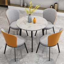 Simple modern negotiate tables and chairs combined shop lobby lobby light luxury reception balcony small round table