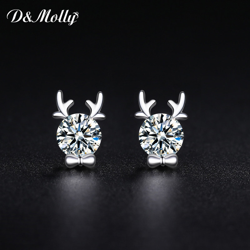 Yinglu Moissanite Fawn Ear Needle Live Room Selection and Customization