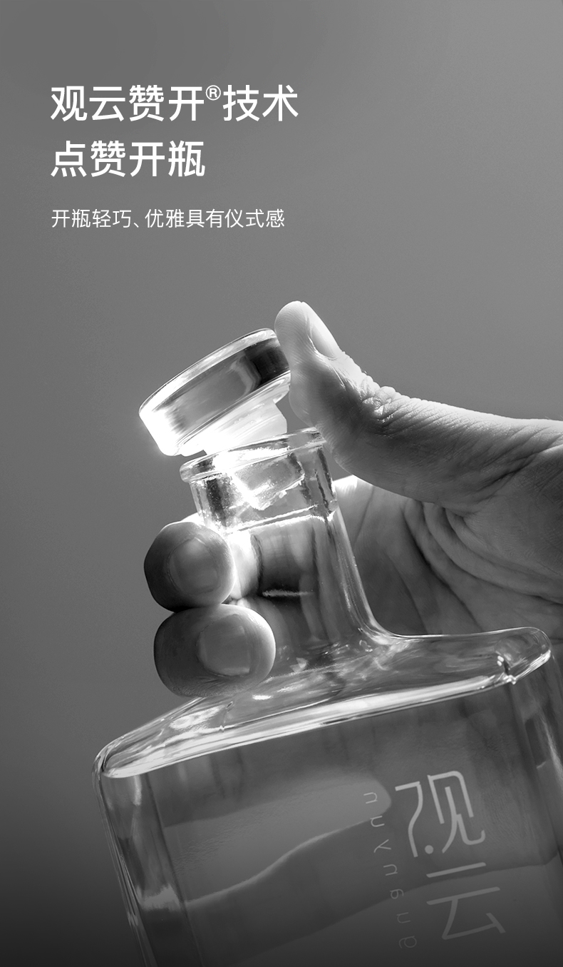 观云谈笑间 52度浓香型白酒 500ml 图6