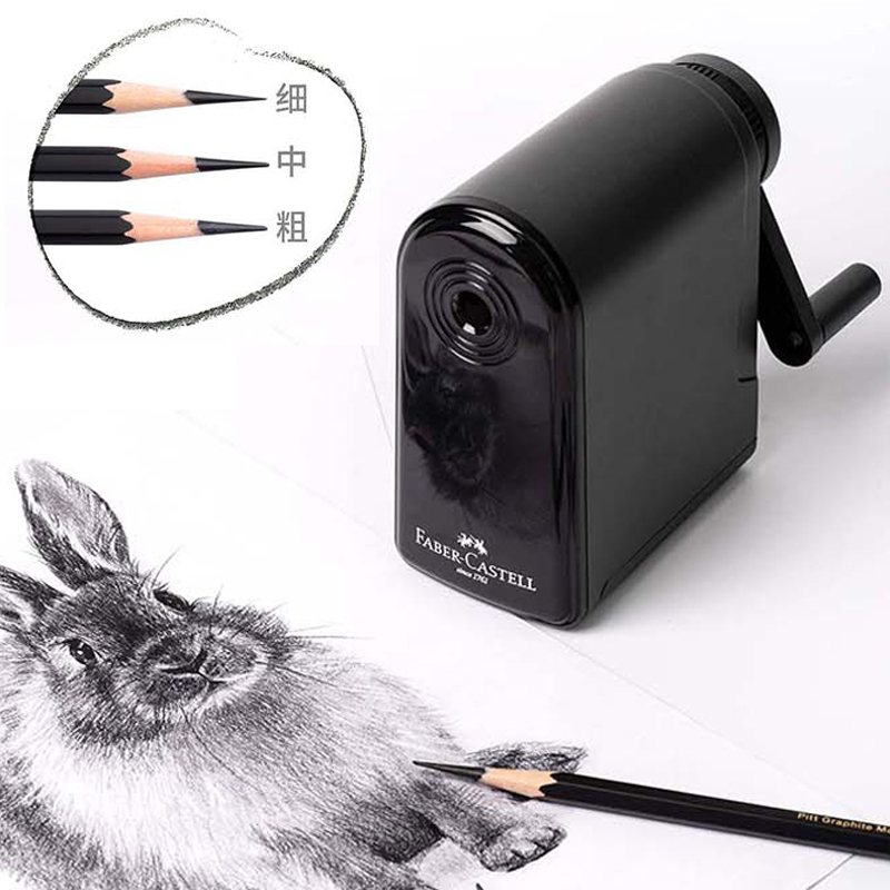 Hui Bao Jia hand-cranked sketch pencil sharpener portable art special pen sharpener painting pencil sharpener art students professional charcoal pencil car pen knife manual pen pen planing machine student use