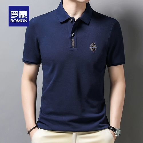 Летняя шелковая футболка с коротким рукавом, футболка polo, облегающий крой