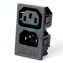 LANZMFG Langzheng LZ-14-F18-1P-1 5 card slot 1 5AC socket C13 C14 insurance three-in-one