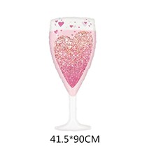 New Valentines Day Wine Bottle Aluminum Film Balloon Party Decorated Balloon Wedding Balloons