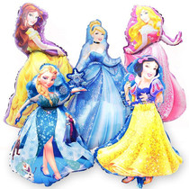 Large Number Profiled Solid Princess Aluminum Film Balloon Cartoon Snowy White Snow Belle Princess Aluminum Film Balloon