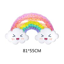 Valentines Day Chrysanthemum Sun Smile White Clouds Aluminum Film Balloon Aluminum Foil Party Decorated Balloon Nursery School