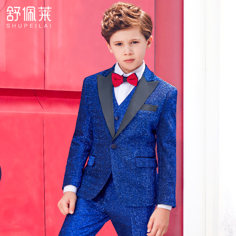 Children's suits, flower girl dresses, big boys, handsome boys suits, British style piano host costumes