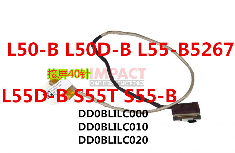 Suitable for Toshiba L50-B L50D L55 L55D-B S55T S50 S55 C55-B 40-Pin Screen Cable