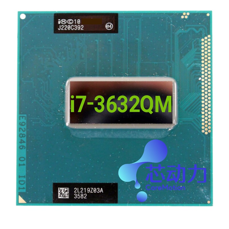 Core I7 3632Qm 3612Qm Third Generation Notebook Cpu Quad-Core Original Genuine Processor