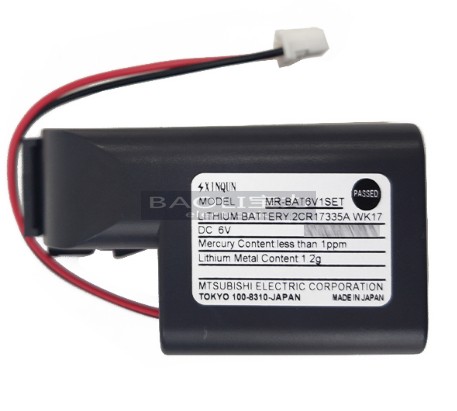 Original MR-BAT6V1SET is suitable for imported motor J4 servo system MR80 drive memory 6V lithium battery