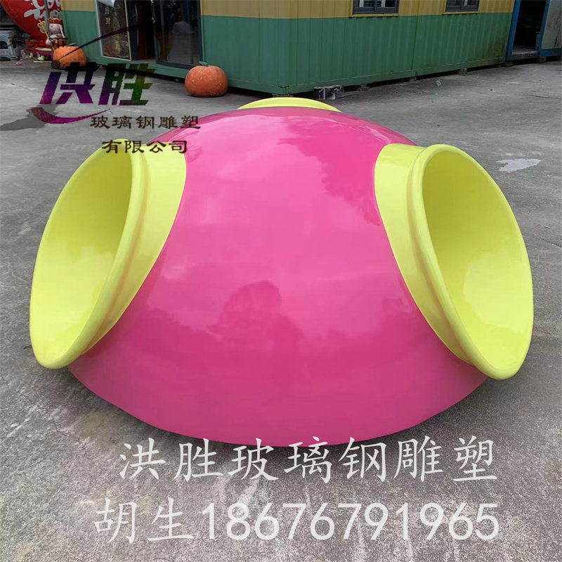 Custom GRP climbing hole styling Uk Outdoor Square Creative Landscape Children's amusement park Slide Facilities Pendulum-Taobao