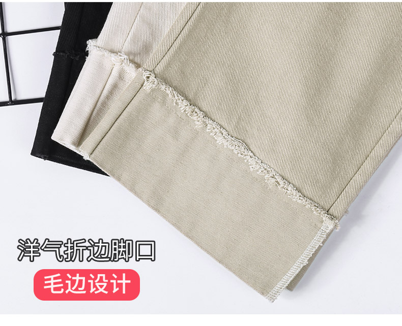 Quần bé gái 2019 mới mùa xuân và mùa thu Hàn Quốc của chiếc váy mùa thu ở giữa những chiếc quần bé lửng ống rộng 9 điểm ống rộng - Quần quần sịp bé trai