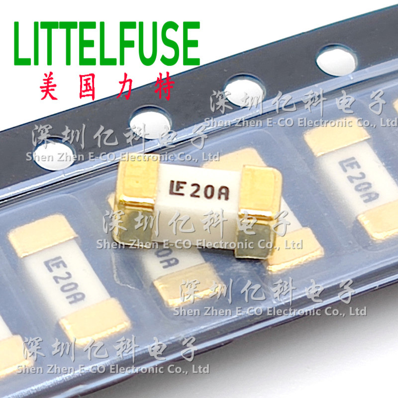 0451020.MRL进口美国力特1808贴片保险丝管 LF 20A 快熔65V一次性