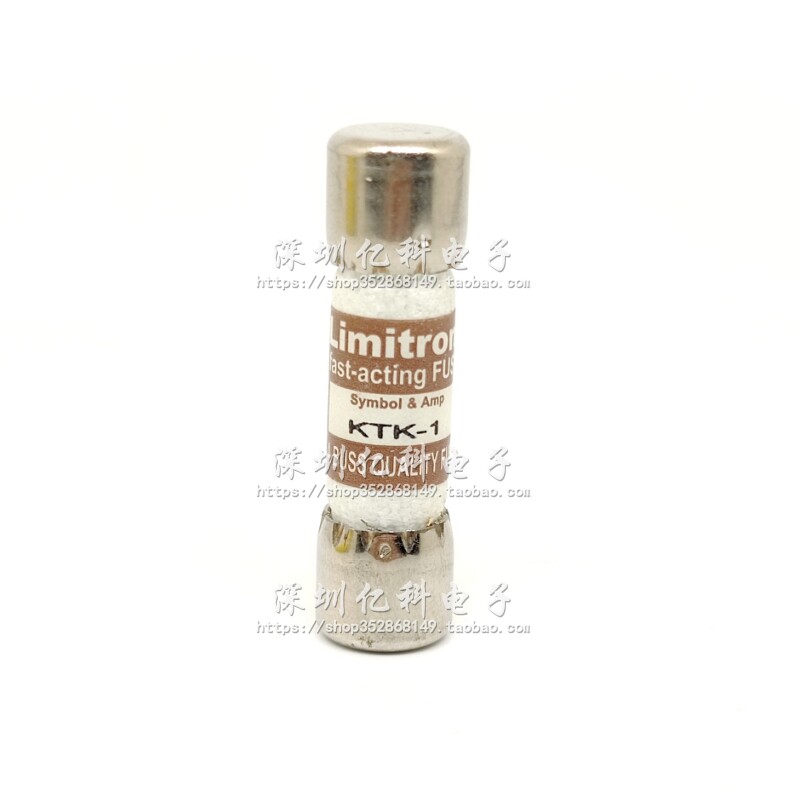 BUSSMANN熔断器 KTK-1 快熔断 1A/600V KTK-12 12A 陶瓷保险丝管