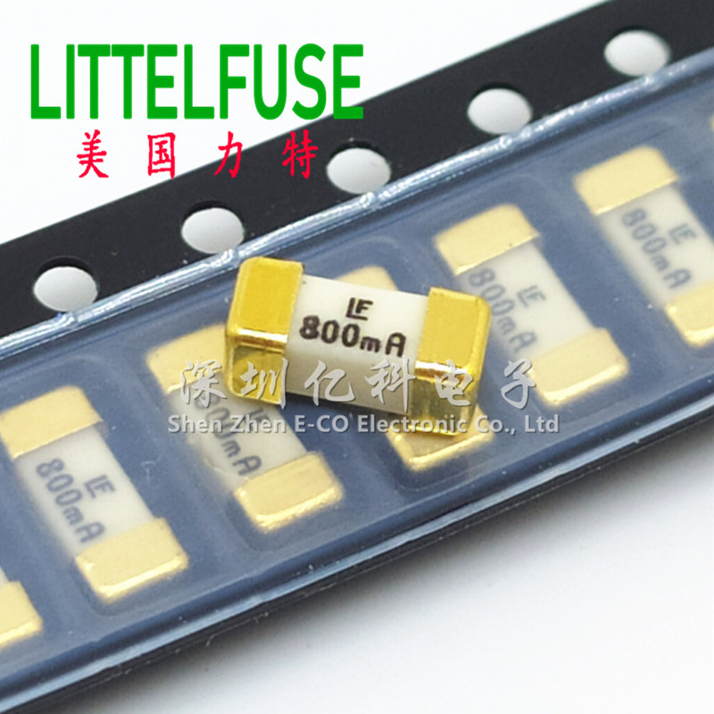 0451.800MRL进口美国力特1808贴片保险丝管LF 800mA/125V快熔0.8A