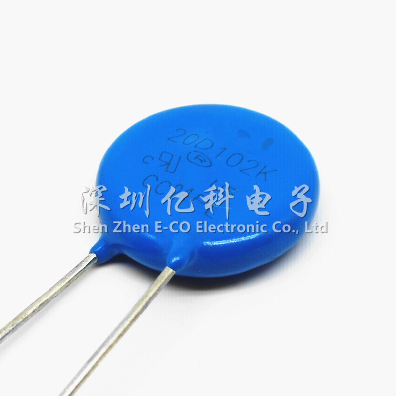 20D102K 直插/插件20K 1000V压敏电阻 102KD20 片径 20mm 精度10%