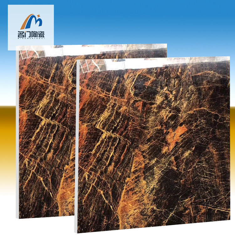 Maroon 80X80 dark door head tile Foshan ceramic earth red glazed decorative brick fire phoenix 60X1200