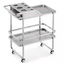 Barber shop hair salon tool cabinet hair display cabinet beauty salon trolley mirror table cabinet