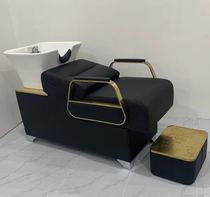 美发店家具美发洗头床发廊专用理发店半躺式冲水床陶瓷盆简约现代
