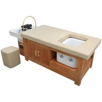 Barber Shop Washing Bed Hair Hair Pavilion Head Therapy Bed Water Circulation Fumigation Foot Bed Massage Bed Beauty Salon Special