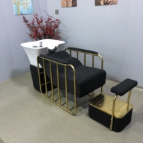 美发店网红理发店洗头床坐式发廊冲水床高档简约半躺专用厂家直销