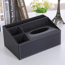 Napkins Box Tea Restaurant Paper Cylinder Hollowed-out Home Pu Box Hotel Tissue Box Lady Custom Toilet Paper Thickening
