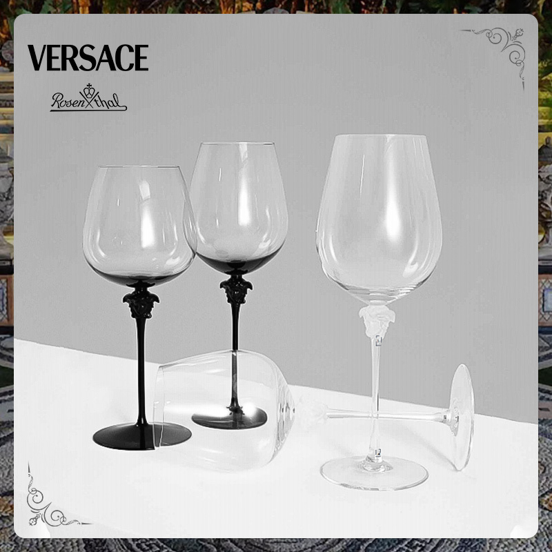 Rosenthal Meets Versace Medusa Glass Red Wine Glass Rosenthal Meets Versace Medusa Glass Red Wine Glass