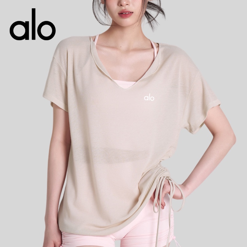 Aio Quick-Drying Running Training Fitness Clothing Cover-Up Women's Loose Sports Short-Sleeved Pilates Yoga Clothing Top Summer Aio Quick-Drying Running Training Fitness Clothing Cover-Up Women's Loose Sports Short-Sleeved Pilates Yoga Clothing Top Summer