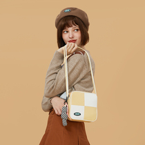 LOLA DESIGN RETRO GIRLSS SIGGRAIN SINGLE SHOULDER BAG CUTE MINI PACKET BAG STUDENT BOX BAG