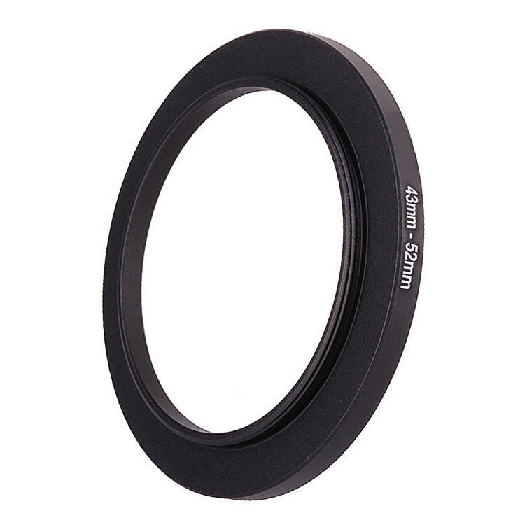 43-52mm lens filter lens adapter ring 43 lens to pick up 52 filter lens 43 external thread 52 internal thread small turn large