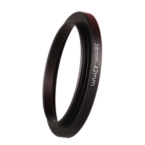 38-42mm lens filter lens adapter ring 38 lens to pick up 42 filter lens 38 external thread 42 internal thread small turn large