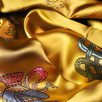 Tibetan Buddhist supplies bulk hair Mongolian Tibetan jewelry embroidery eight auspicious Hada 250 * 47cm yellow