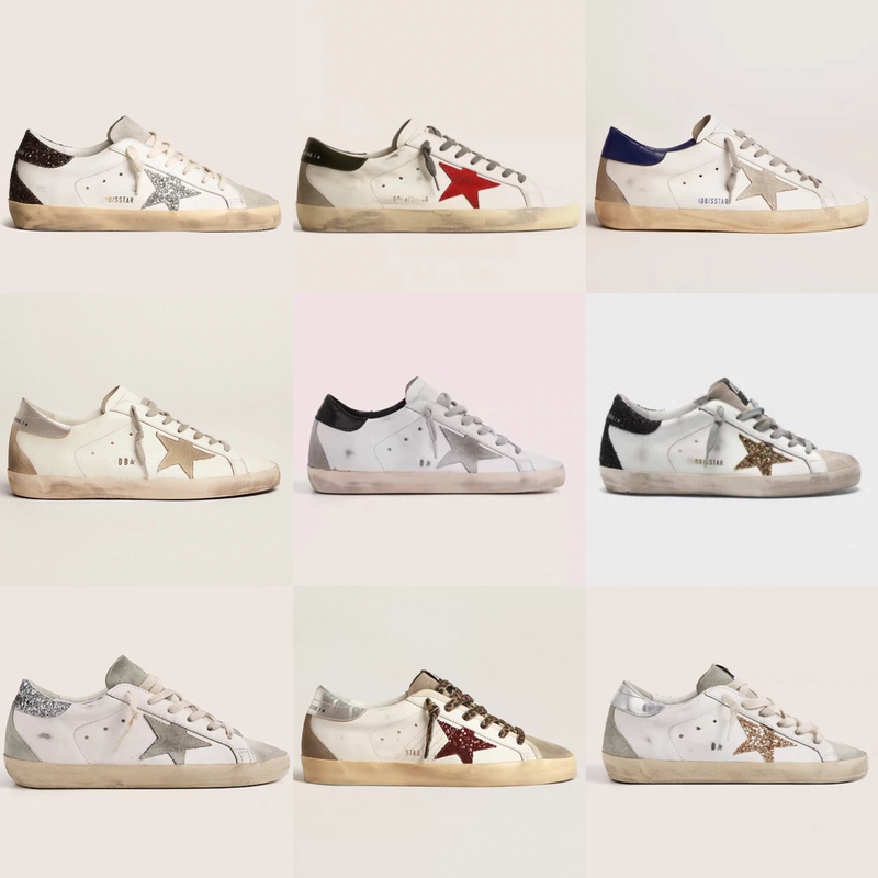 Korean Gg Versatile 2025 Distressed Star Sneakers for Women and Men, Trendy Height-Increasing White Shoes