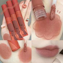 Museum of Art Lip Mud Student Party Makeup Velvet Matte Matte lip glaze ins white waterproof cheap~Terracotta pumpkin