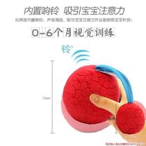Childrens baby toys newborn rattle red small sand hammer female baby bed bell girls hand grabs the ball and makes a sound household sand bell