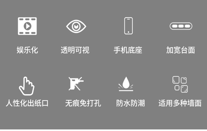 微佳达 免打孔厕所卫生纸盒卷纸筒置物架 券后7.8元起包邮，可用签到红包 值值值-买手聚集的地方