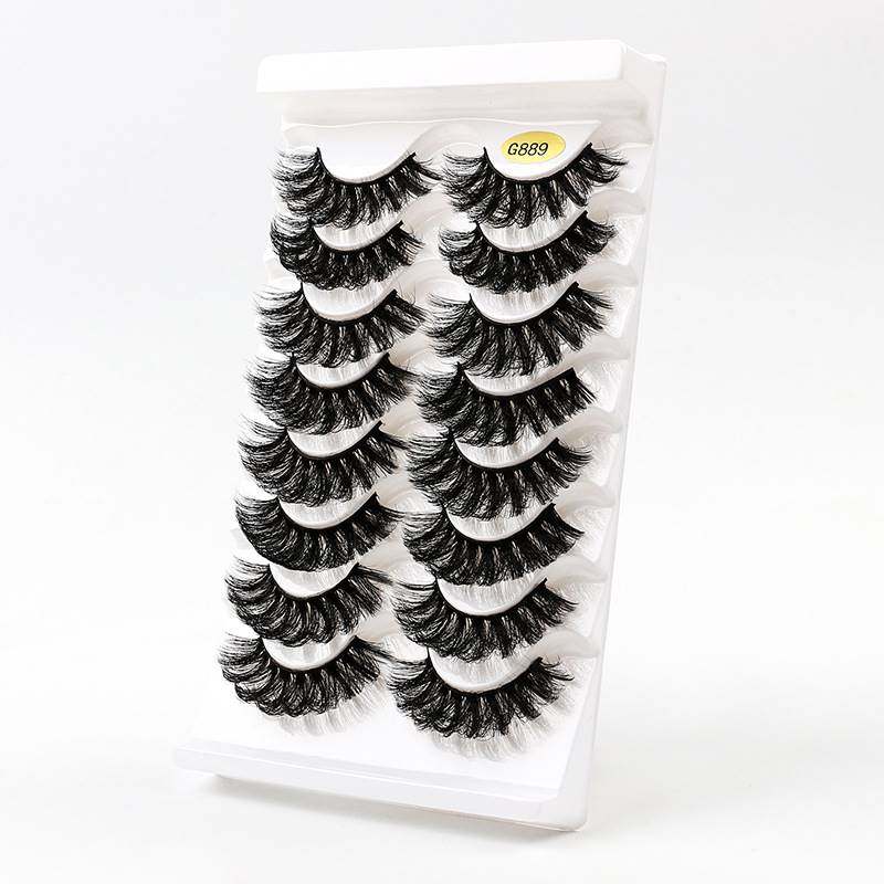 5pairs 5pairs 3D Fluffy False Eyelashes Long Natural Thick Lashes-T