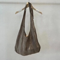Crossbody bag that matches cotton and linen clothes, Korean version, versatile texture, tie-dye pure linen women's bag