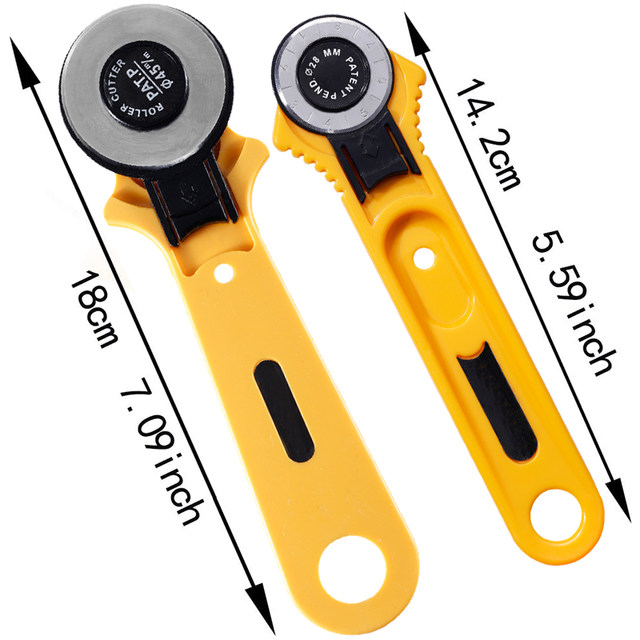 2PCSFabricRotaryCutterProfessionalToolsWithSafetyLoc