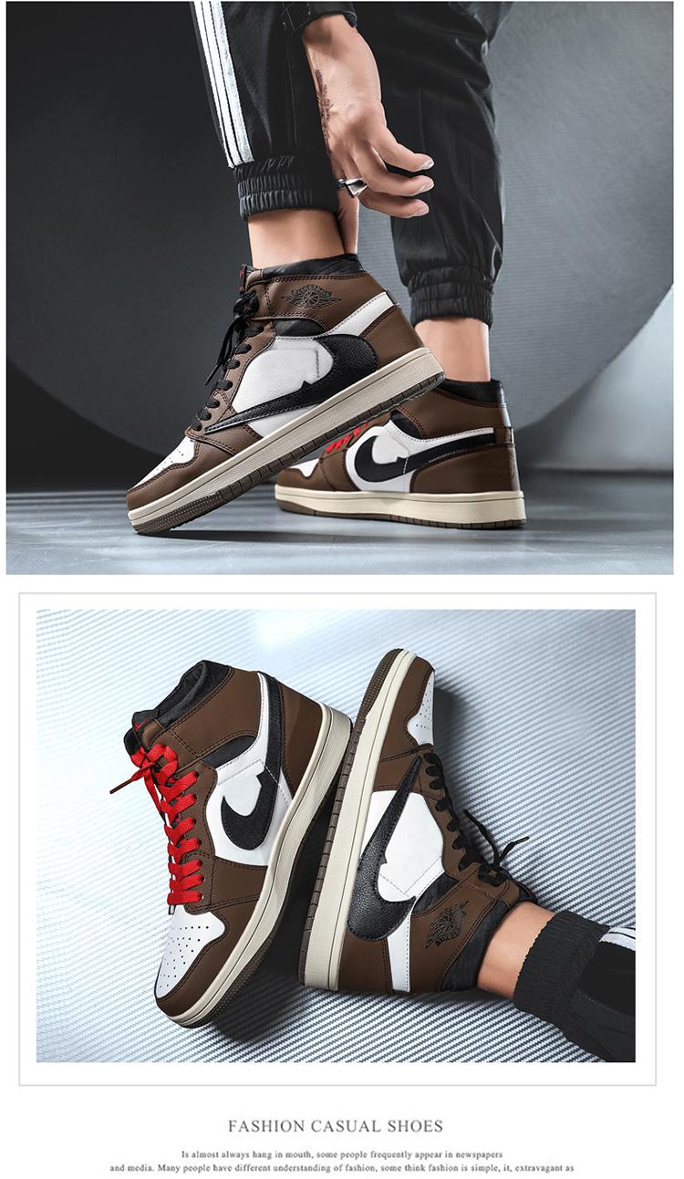 Aj1 barb người nhện nhỏ sét Chicago North Card Blue Air Force Số 1 giày thủy triều cao aj giày nam - Giay cao giày thể thao đế cao