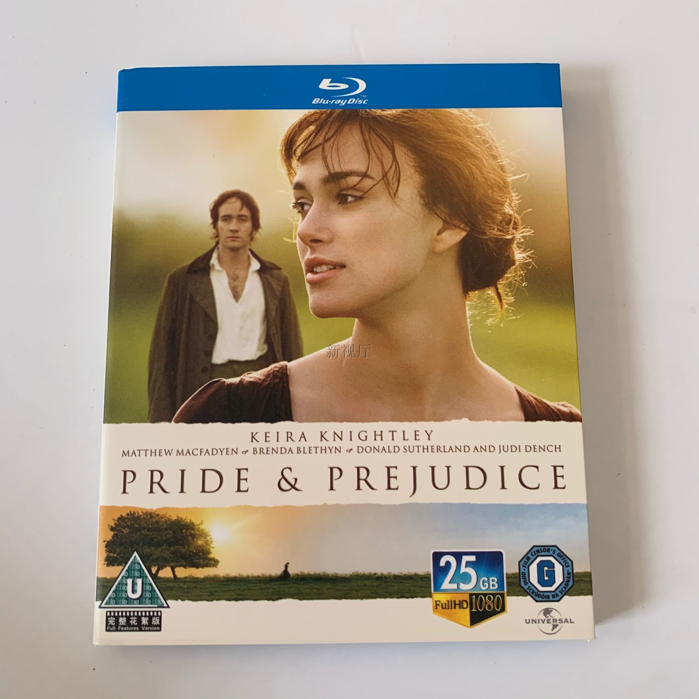 Love movie Blu-ray BD disc Pride and prejudice Pride Prejudice HD 1080P