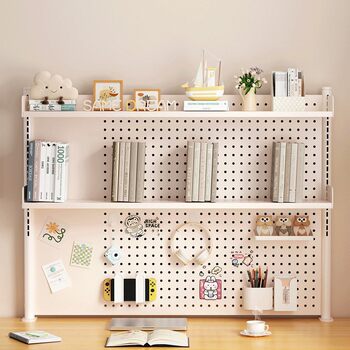 Desk storage rack student dormitory study bookshelf