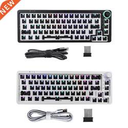 Welding Version Mechanical Keyboard Gamer 68Key RGB Hot